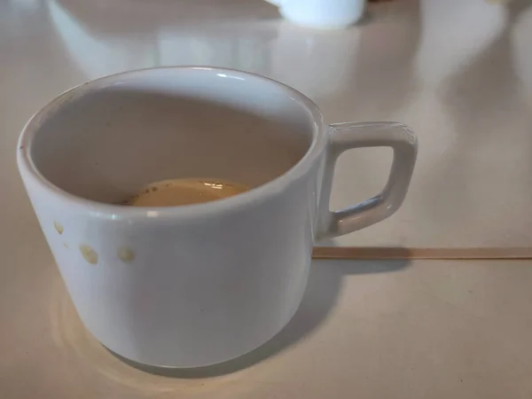 Fehér Csésze Tea Képe — Stock Fotó