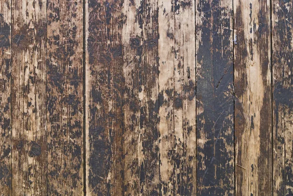 Drewno Pokryte Starą Farbą Podłogi — Zdjęcie stockowe