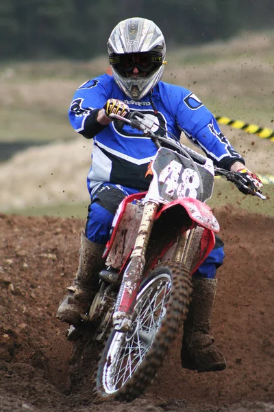 Motox Rider Isolerat Reace — Stockfoto