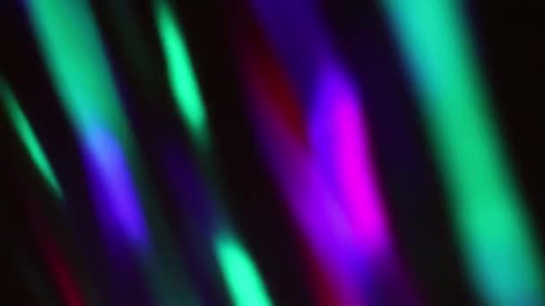 Soyut Renk Arkaplanı Bulanık Renkli Led Işıkları Hareket Eden Gölgesi — Stok video