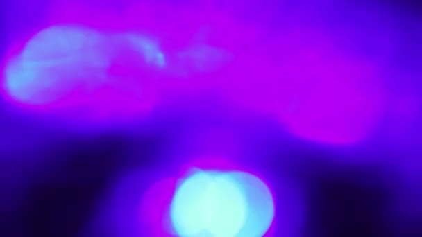 Streszczenie Tła Kolorów Zbliżenie Rozmytych Migających Kolorowych Świateł Led Płynna — Wideo stockowe