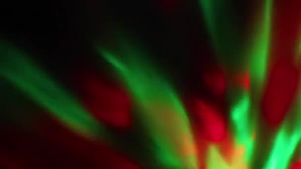 Абстрактный Цвет Фона Бесшовный Цикл Размытых Вращающихся Ярких Светодиодных Огней — стоковое видео
