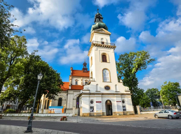 Zamość Polska Sierpnia 2017 Katedra Zmartwychwstania Thomas Apostoł Zamość Polska — Zdjęcie stockowe