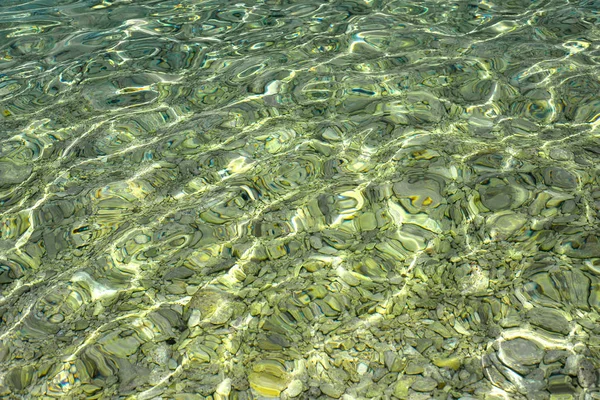 Meerwasser Hintergrund Meer Oder Ozean Attrappe Natur Hintergrund Des Transparenten — Stockfoto