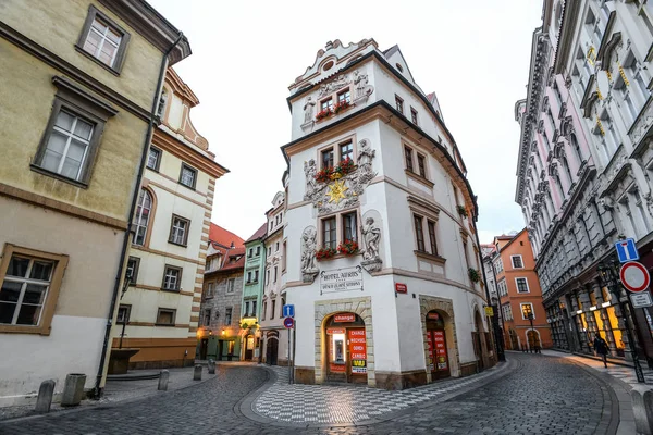 Prague Czech Republic October 2017 Aurus Hotel Prague Whose Origins — Stock Photo, Image