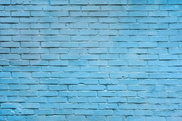 Světle Modrá Cihlová Zeď Pozadí Textura Cihlové Zdi Moderní Tapety — Stock fotografie