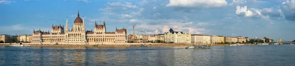 Budapest Ungheria Maggio 2018 Palazzo Del Parlamento Fiume Danubio Budapest — Foto Stock
