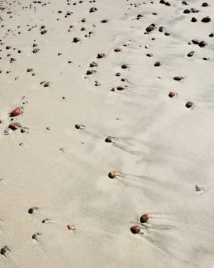 Çakıl ve kum deniz arka plan, Plaj arka plan. Çakıl ve kum kapatın. Yukarı alay.