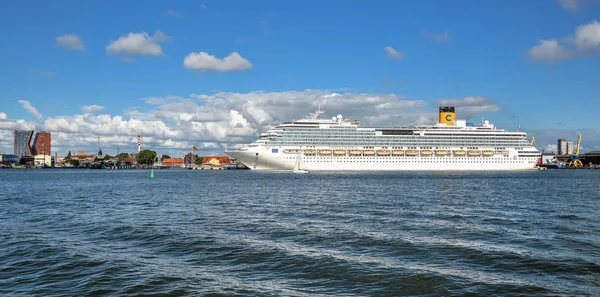 Klaipeda Litauen August 2017 Schöne Sommerliche Aussicht Auf Klaipeda Port — Stockfoto