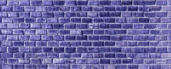 Navy blue Brick wall texture close up. — Stock Photo, Image