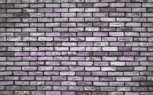 Violet en grijs grunge bakstenen muur textuur close-up. — Stockfoto