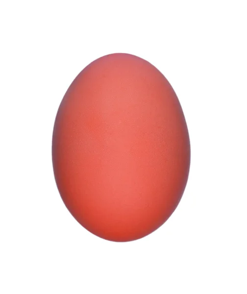 Red Chicken Egg isolated on white background — Stock Photo, Image