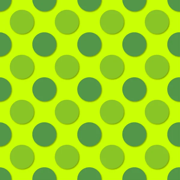 Pois motif sans couture. Fond vectoriel 3d. Impression de style rétro . — Image vectorielle