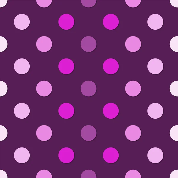 Polka dots colorfull naadloze patroon. 3D-vector achtergrond. Retro stijl afdrukken. — Stockvector