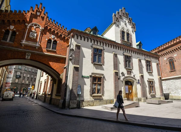 Muzeum Czartoryskich i biblioteka w krakowskim starym mieście — Zdjęcie stockowe