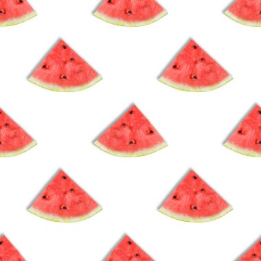 Karpuz dilimlerinin düz düzeni. Karpuz dikişsiz desen.