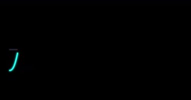 HUD ögesi - beklemede olan fütüristik yükleme, döngülenebilir parçalar. Hareket eden küreleri olan soyut grafik veya Grafik gövdesi ögesi