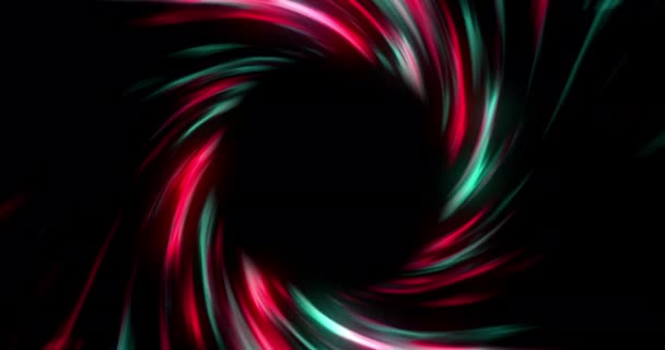 Holographic Colorful Liquid Smooth Swirly Abstract Motion Graphic Design Seamless — Stock Video