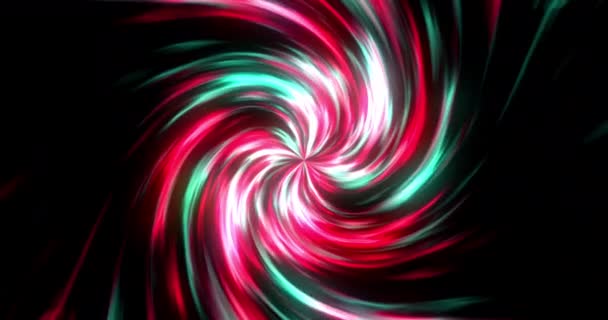 Projeto Gráfico Abstrato Movimento Swirly Liso Colorido Holográfico Líquido Laço — Vídeo de Stock