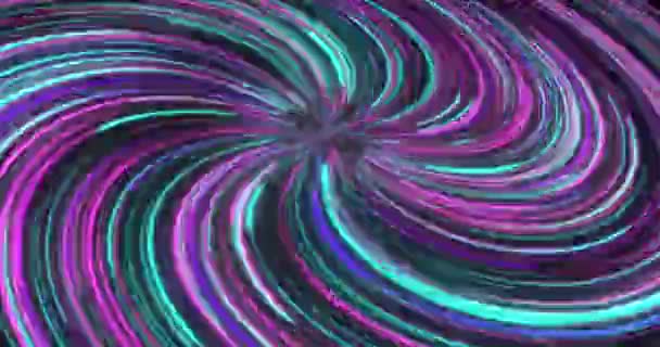 Abstract Creative Cosmic Background Abstract Twirl Line Blurred Pink Blue — Stock Video