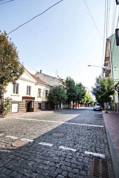 Czernowcy Street Old Street Czerniowcach Ukrainie — Zdjęcie stockowe