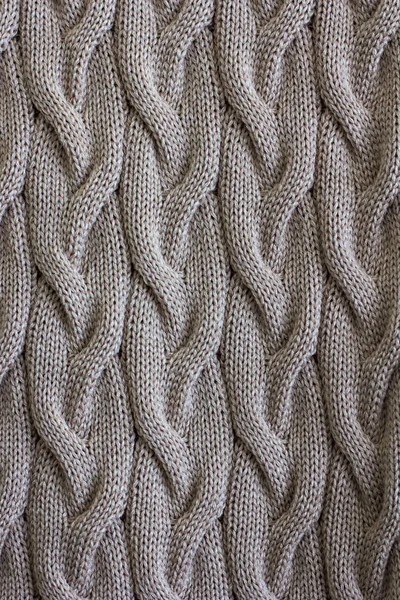 Textura Tricotada Xadrez Malha — Fotografia de Stock