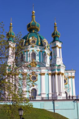 Bahar Kiev Kiev ve Andrew's kökenli kilisede St Andrew's
