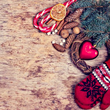 Kakao, kahve, Hediyelik, köknar dalı, fındık, koniler, rahat örgü battaniye. 