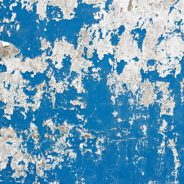 Old Aged Blue Background Craquelure Aged Boards — Stock Photo, Image