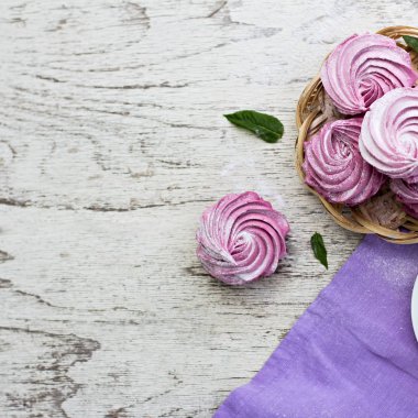 Ev yapımı şekerlemeler. Pembe şekerleme. 