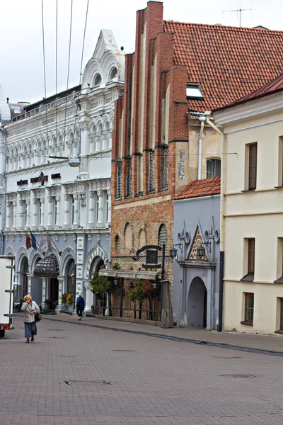 Starożytne ulice miasta Wilno — Zdjęcie stockowe