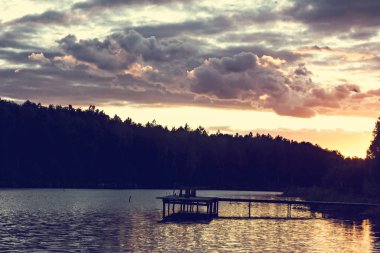 Güzel gökyüzü ve bulutlar