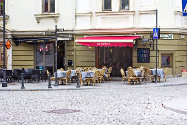 Vilnius şehrinin antik sokakları