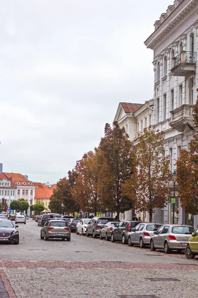 Gamla gatorna i Vilnius City — Stockfoto