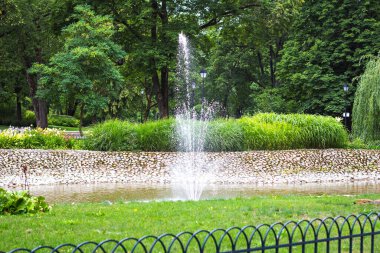 Litvanya 'nın başkenti Vilnius' taki Bernardinu sodası.. 