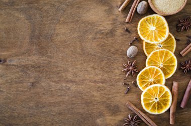 Noel gingerbread veya mulled şarap için baharat.