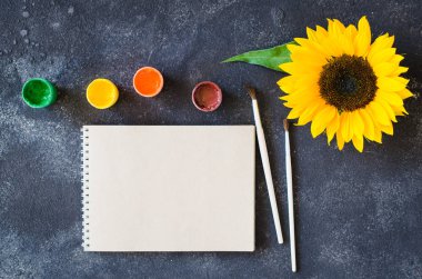 Tebrik kartı veya bildirimleriçin sonbahar mock up.