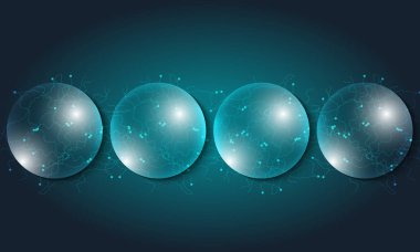 Soyut şeffaf köpük. Vektör konsept basılı materyaller, Web sitesi, promosyon malzemeleri için.