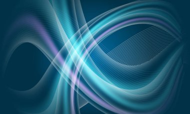 Mavi arka plan. Vektör konsept illüstrasyon basılı materyaller, Web sitesi, promosyon malzemeleri için.