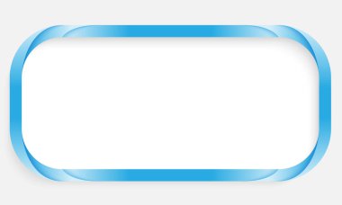 Mavi metin çerçevesiyle metni için bir yer