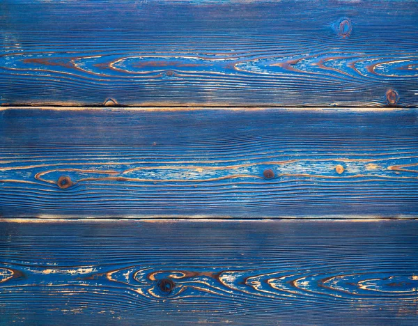 Sfondo: vecchie tavole squallide di colore blu . — Foto Stock