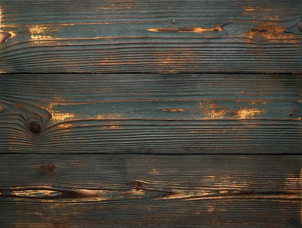 Sfondo di vecchie tavole di legno vintage di colore verde. Fortemente usurato e graffiato . — Foto Stock