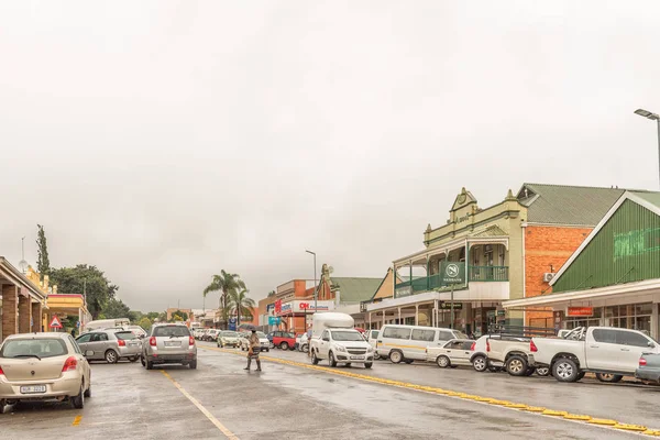 Greytown Sudafrica Marzo 2018 Una Scena Strada Una Giornata Piovosa — Foto Stock
