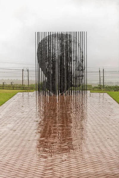 Howick Südafrika März 2018 Die Statue Von Nelson Mandela Seinem — Stockfoto