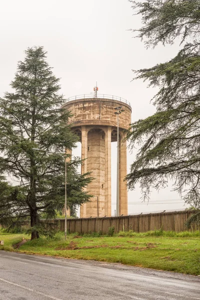 Una Torre Embalse Agua Hormigón Howick Kwazulu Natal Midlands Meander — Foto de Stock