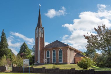 Maclear, Güney Afrika - 26 Mart 2018: Hollanda Reform Kilisesi Maclear içinde Eastern Cape Province