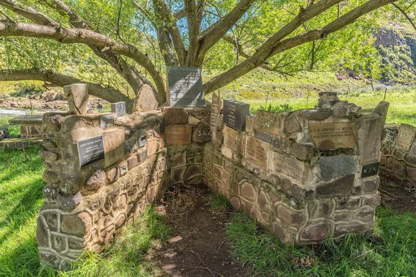 Naudes Nek Pass Zuid Afrika Maart 2018 Naude Familie Monument — Stockfoto