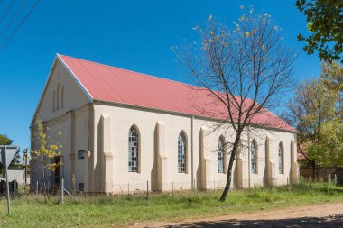 Elliot, Güney Afrika - 28 Mart 2018: Elliot, Eastern Cape Province içinde tarihi Reform Kilisesi