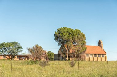 Westminster, Güney Afrika - 12 Mart 2018: bir tarihi kilise ve misyoner okuluna Westminster, serbest bölge bir köyde