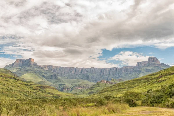 Pohled Amfiteátru Kwazulu Natal Drakensberg Jižní Afrika — Stock fotografie